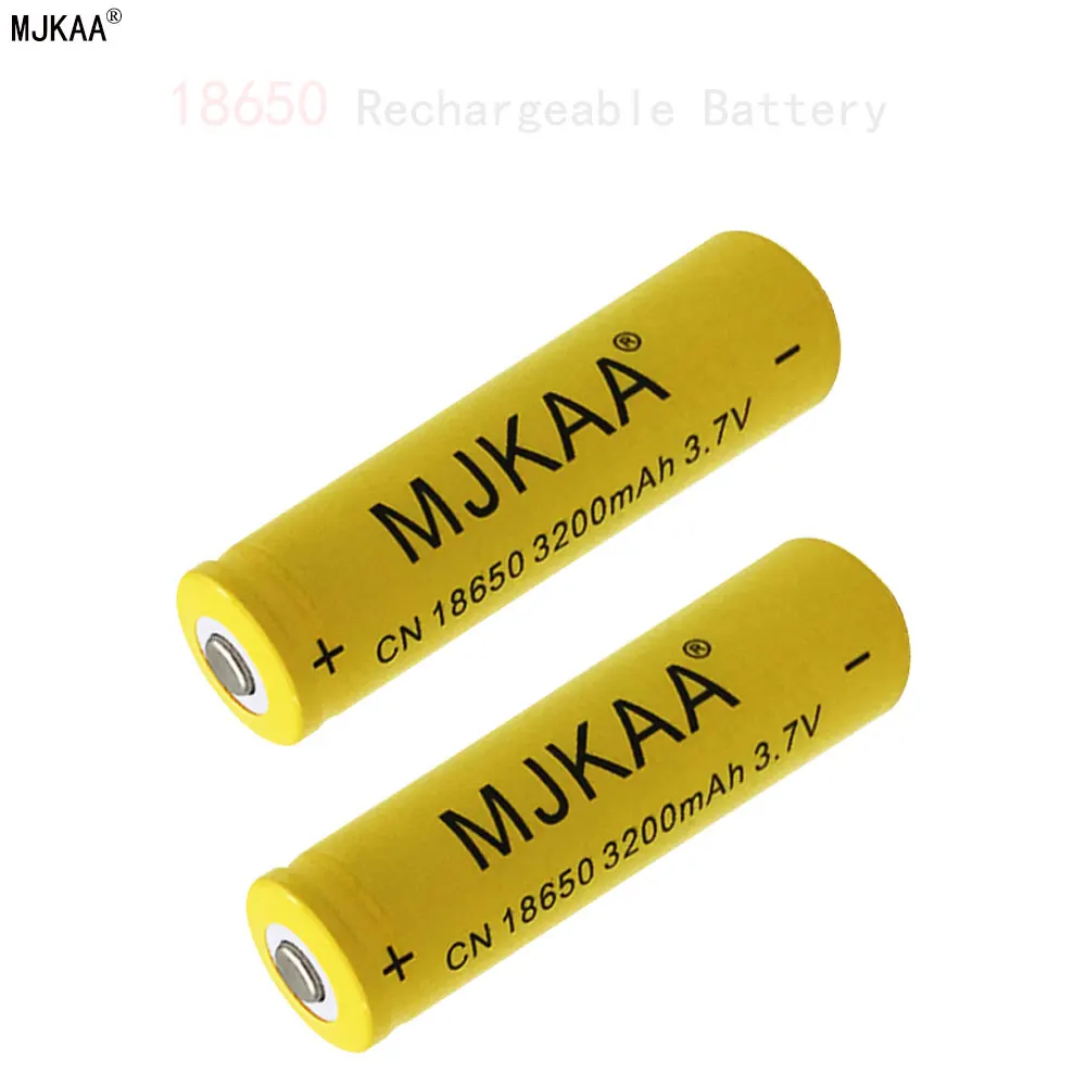 

4pcs Original 18650 Battery 3.7V 3200mAh Rechargeable Li-ion battery for Led Flashlight Headlamp Player Speaker Battery 18650
