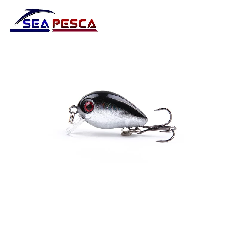 

1PCS 3cm 1.5g Japan Mini Wobbler Crazy Wobble Pesca Crankbait Hard Crank Bait Tackle Artificial Fishing Lure Swimbait Fish ZB205