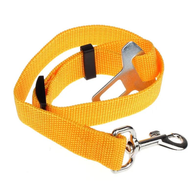 Yellow Новинка,, 2,4 см, новинка, домашний Автомобиль, для домашних животных, кошек, собак, Cinturon De Seguridad Para, безопасность, уход за домашними животными, автомобильный ремень безопасности, поводок, зажим - Цвет: Yellow