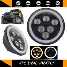 Большая Акция EMARK сертисветодио дный фикация LED 80 Вт фара " круглый, ofroad дюймов светодио дный светодиодный рабочий свет, светодио дный грузовик светодиодные фары 6000 К