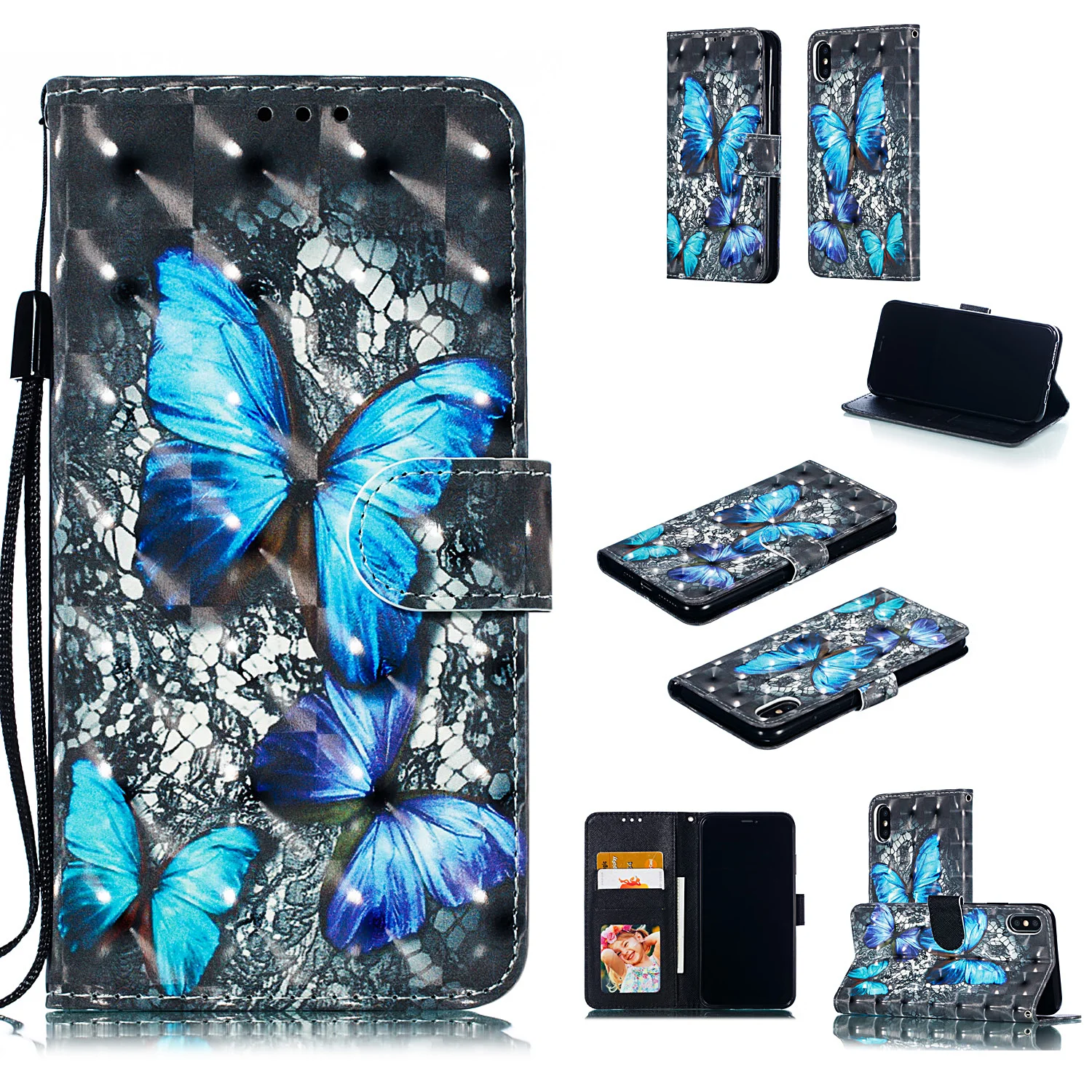 KISSCASE милый чехол с рисунком кота для huawei P30 mate 20 Pro Lite кожаный флип чехол для huawei Y5 Y9 Honor 7A 8C 10 Funda