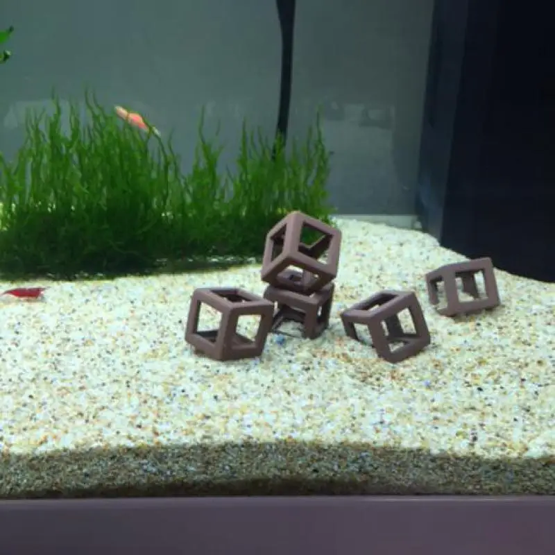 5 шт. Fish Tank орнамент Керамика ремесел озеленение Керамика приюта для малого креветок и Рыбки Аквариум украшения