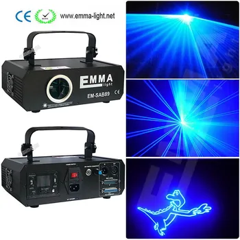 

Mini 2000mw blue advertising projector/outdoor logo/party play light laser dmx ilda