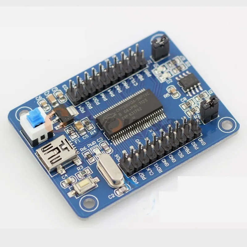 Доска/модуль Cypress CY7C68013A EZ USB FX2LP USB2.0 1 шт.|cypress cy7c68013a|board boardez-usb fx2lp cy7c68013a |