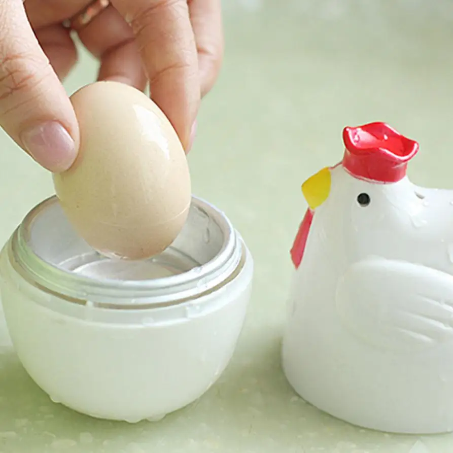 

Home Chicken Shaped Microwave Eggs Boiler Steamer Cooker Kitchen Cooking Appliance Mini-wave Cooker Kitchen Tools Drop Shipping