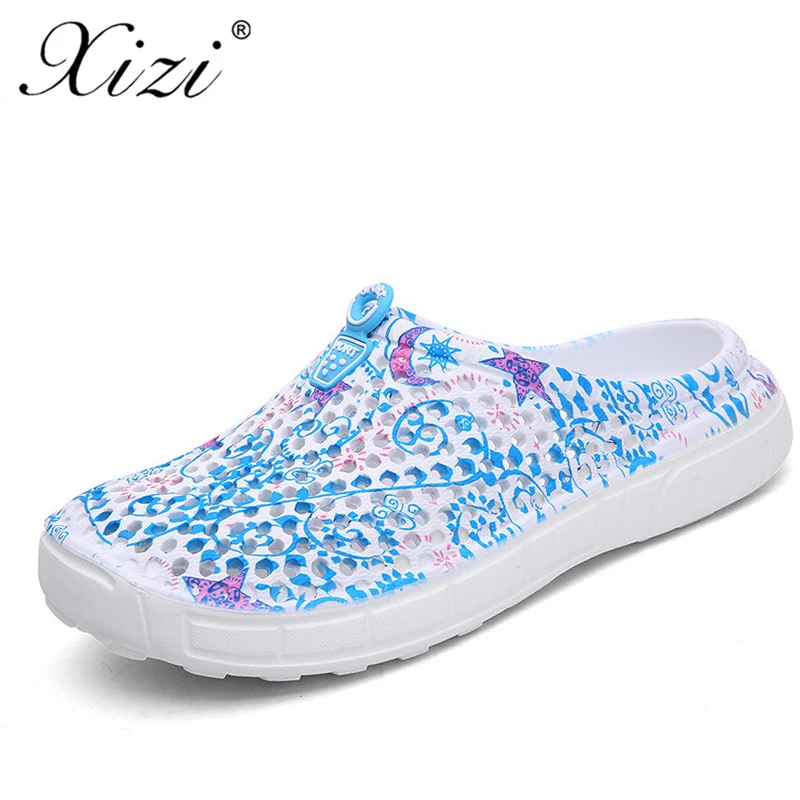 

Xizi 20 Colour Women Beach Sandals Shoe Casual Hollow Out Hole Beach Breathable Ladies Flip Flops Shoe Slippers Zapatos De Mujer