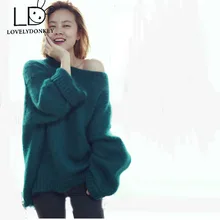 LOVELYDONKEYNew натуральная женский кашемировый свитер вязанный чистая куртка shippingM293