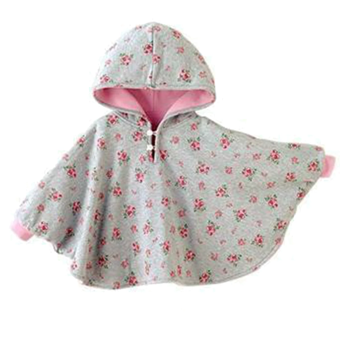 Baby Outerwear Cloak Two-sided Wear England Style Newborn Winter Thicking Coat Jacket Infant Outwear Baby Cape