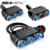 12 V-24 V автомобильный разветвитель прикуривателя Plug светодиодный USB Зарядное устройство адаптер 3.1A 100 W обнаружения для телефона MP3 DVR аксессуары