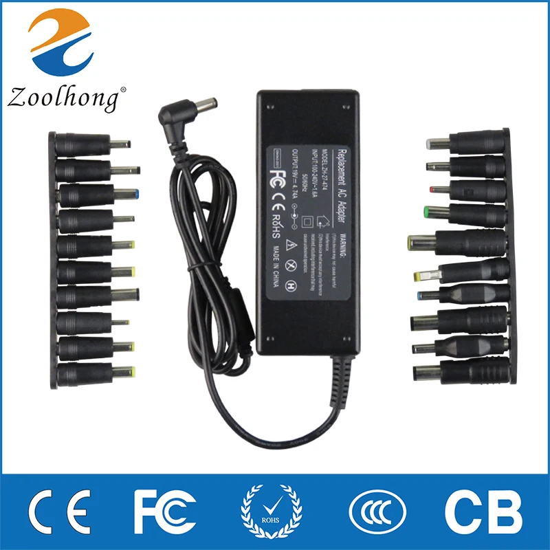 

19V 4.74A 90W Laptop AC Universal Power Adapter Charger for Acer ASUS DELL HP Thinkpad Lenovo Sony Toshiba Samsung Laptop