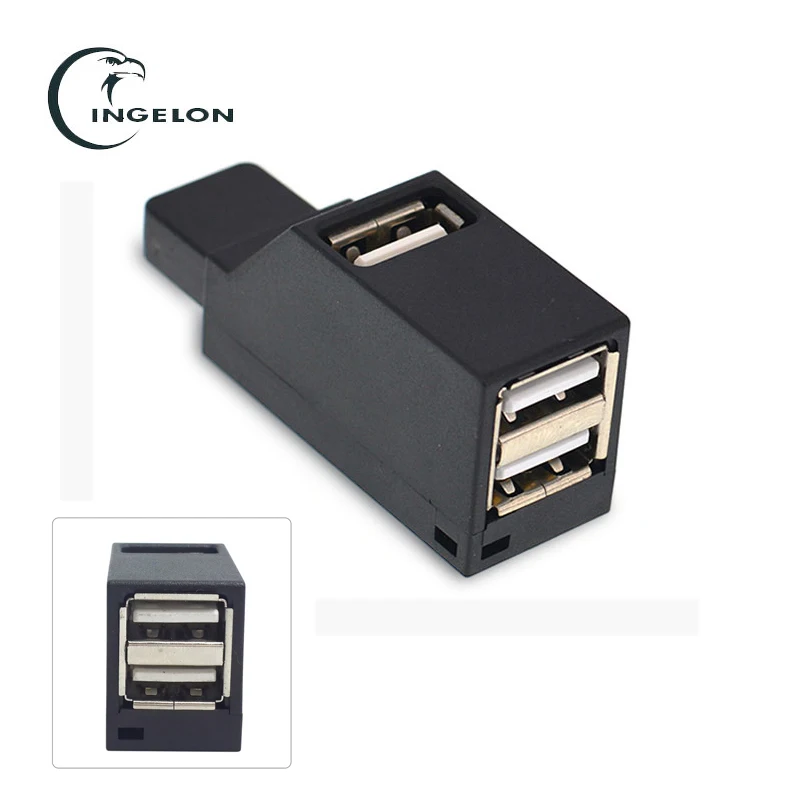 INGELON использует 3,0 хаб usb несколько usb-хаб 2 порта Высокоскоростной usb-разветвитель 480 Мбит/с тонкий хаб для компьютера для samsung galaxy s9