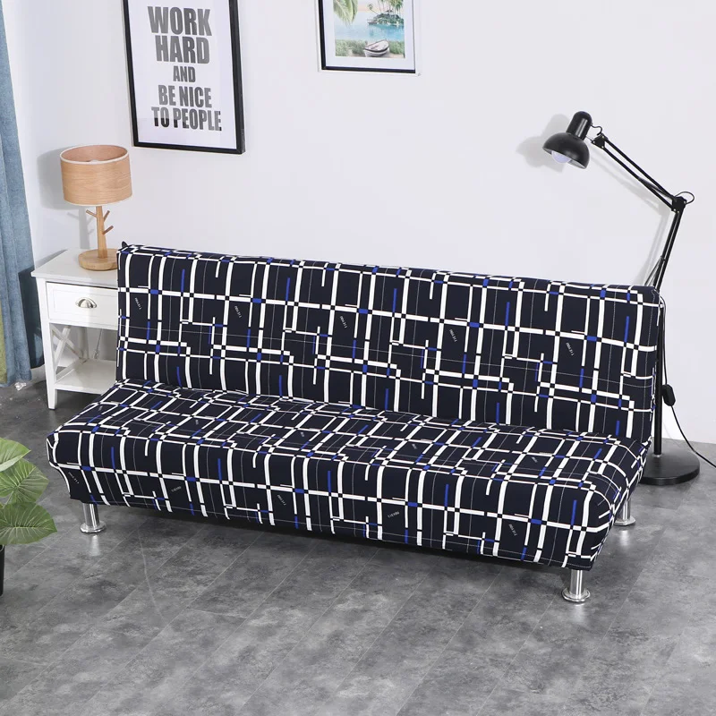 

Universal size Armless Sofa Bed Cover Folding seat slipcovers stretch cheap Couch Protector Elastic bench Futon Covers XD04