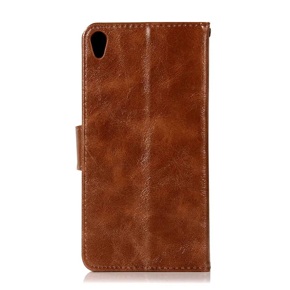 Retro Flip Wallet Case for Sony Xperia L1 L2 X XA XA1 XA2 XA3 Ultra XA1 Plus  XZ1 XZ2 XZ3 Compact Leather Flip Phone (2)