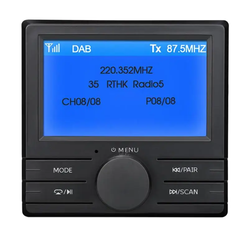 

VODOOL Universal 3Inch Bluetooth Kit Car Radio Tuner DAB Box FM Transmitter Audio Output AUX Handfree Auto Mp3 Player