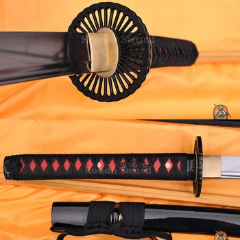 

Hand Forged Japanese Samurai Practise Sword KATANA Carbon Steel Full Tang Blade