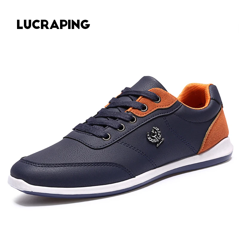 New 2017 Men Shoes Lace Up Designer Spring Autumn Fashion Men Casual Shoes Outdoor Male Footwear