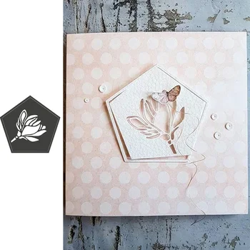 

Negative Magnolia Metal Cutting Dies Stencils for DIY Scrapbooking Album Stamp Paper Card Embossing New 2019 Die Cut