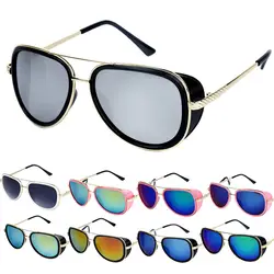 Плёнки Солнцезащитные очки для женщин Для мужчин унисекс летние очки Золото-без оправы Защита от солнца очки Брендовая Дизайнерская обувь