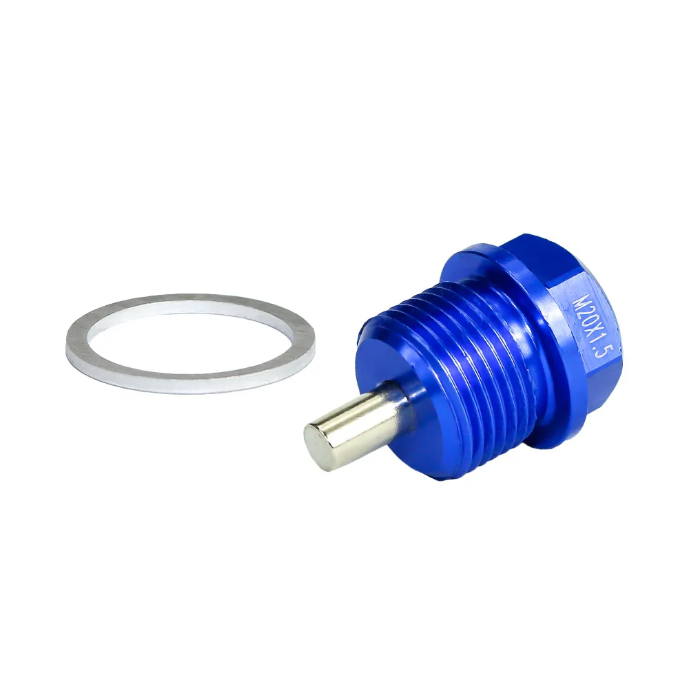 CNSPEED M20 * P1.5MM Магнитная дренажная масляная пробка алюминиевый болт/сливная для