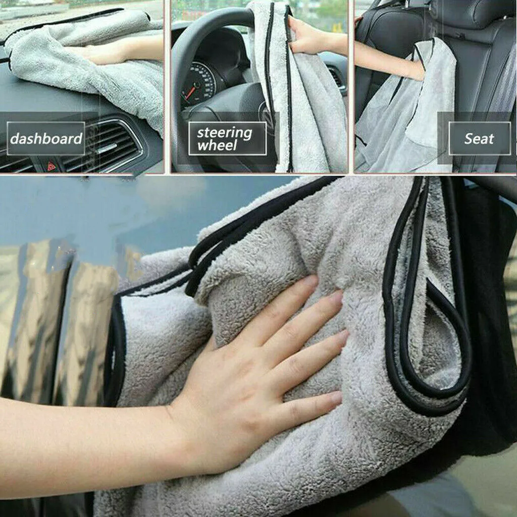 

Super Microfibre Drying Cleaning Towel Deluxe Super Thick Car Clean Detailing