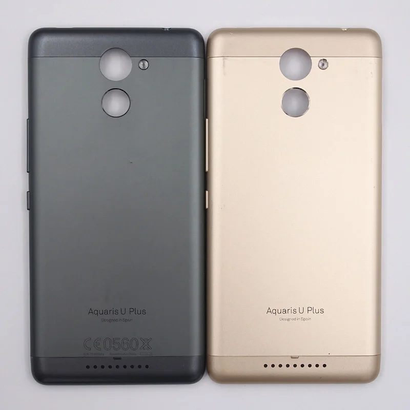 

For BQ Aquaris U Plus Battery Cover Back Cover Housing Case With Power Volume Buttons