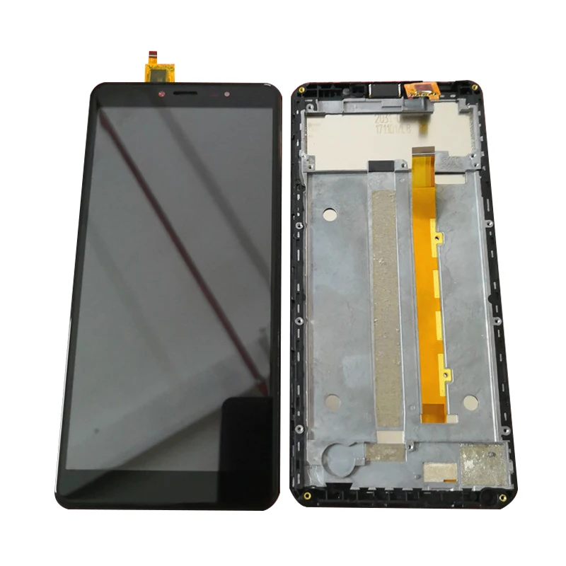 

New Digitizer For FLY Life Mega Lcd Display Touch Screen Panel Glass Sensor Assembly Module Replacement Frame