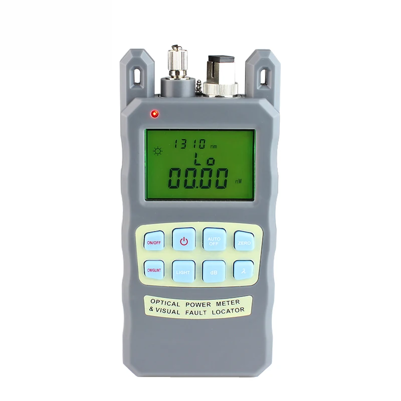 

2PCS All-IN-ONE Fiber optical power meter -70 to +10dBm1mw 5km Fiber Optic Cable Tester Visual Fault Locator
