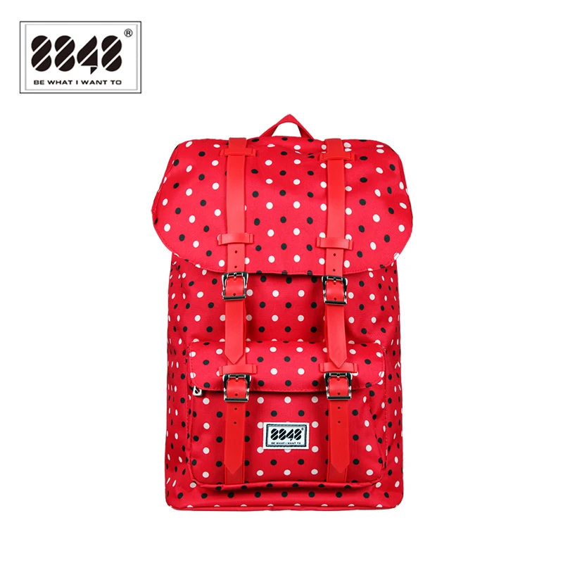 

Women 's Backpack Red Dot Big Bags High Quality 500 D Waterproof Oxford Resistant Laptop 100% Polyester Trendy Knapsack S15020-3