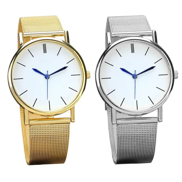 Fashion Quartz Watch Women Mesh Stainless Steel Gold Silver Watches Relogio Femi Fashion Quartz Watch Women Mesh Stainless Steel Gold Silver Watches Relogio Femi