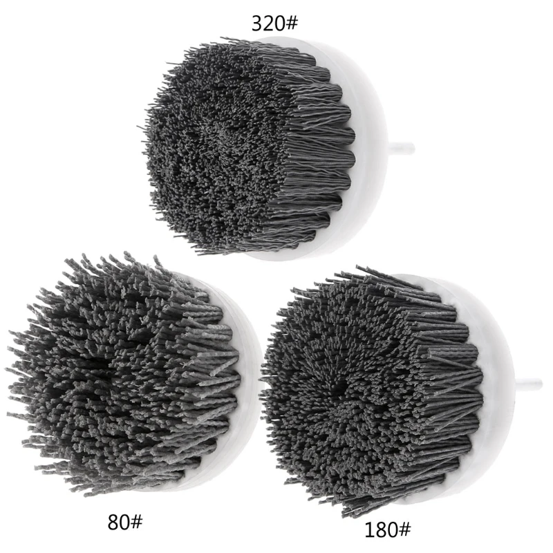 Абразивная стальная проволочная щетка для снятия заусенцев головка для полировки нейлоновой манжета колеса хвостовик 80 мм