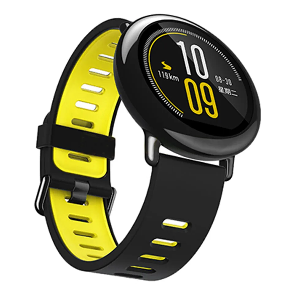 22 мм спортивный силиконовый браслет для Xiaomi Huami Amazfit PACE Lite Youth Smart сменный ремешок для наручных часов Смарт часы