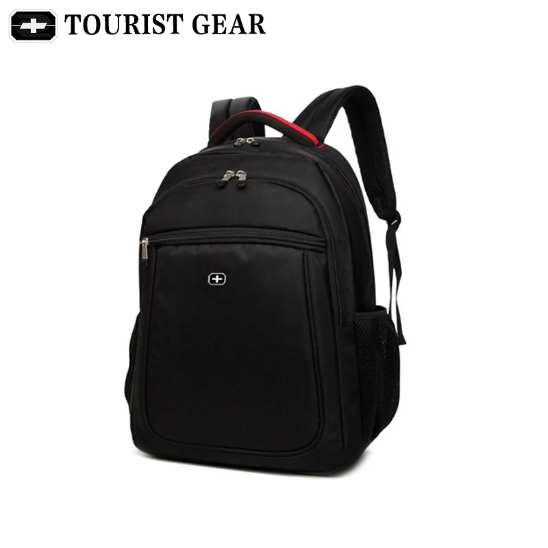 black bagpack men 2019 mochila swiss backpack Travel rugzak TOURIST GEAR 15.6 inch laptop business backpack men sac a dos homme 5