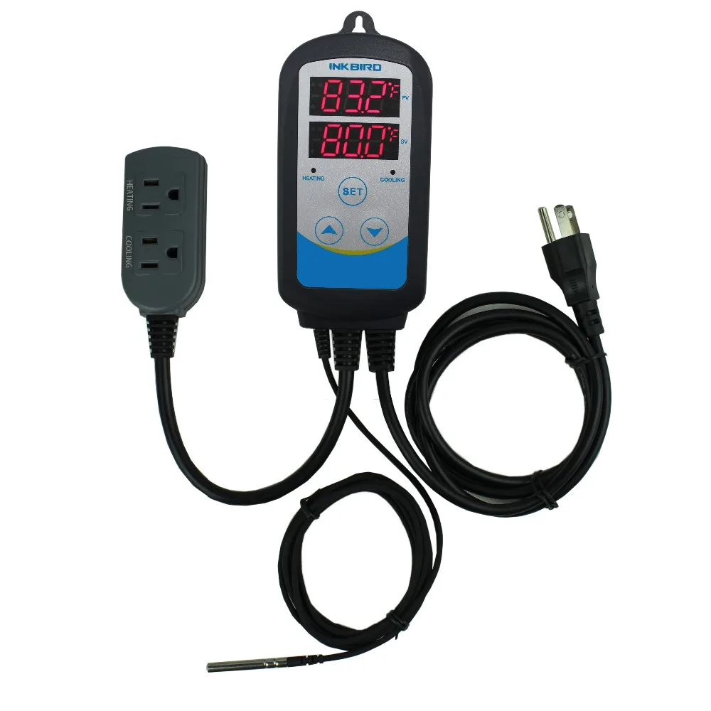 240V Brewing Digital Temp Controller Thermostat Sensor Thermocouple timer time
