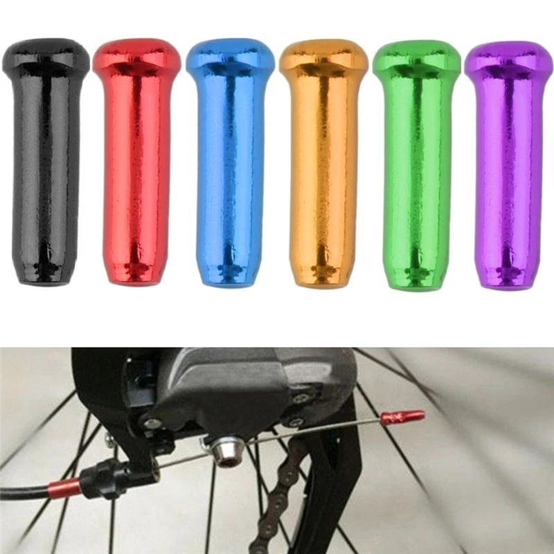 

New 10Pcs New Bike Bicycle Brake Shifter Derailleur Inner Cable Wire End Cap Crimps