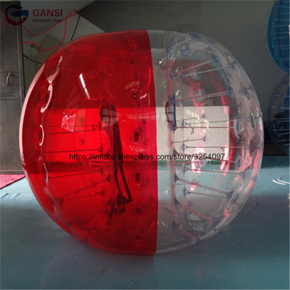 

1.0Mm PVC Inflatable Soccer Bubble Ball High Quality Human Size Hamster Ball Lows Price Inflatable Zorb Ball With Free Air Pump
