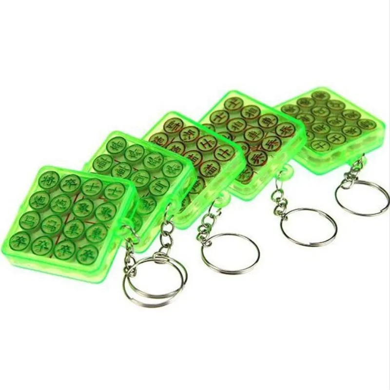 

New Exotic Mini Chess Army Chess Flight Chess Keychain Men and Women Personality Creative Key Bag Small Toy Pendant