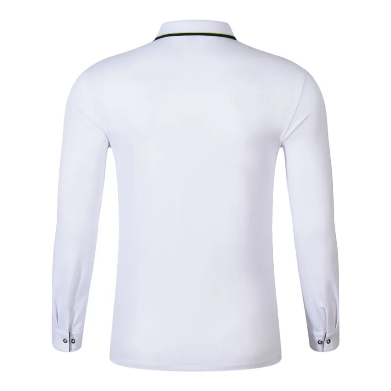 custom logo long sleeve polo shirt (4)