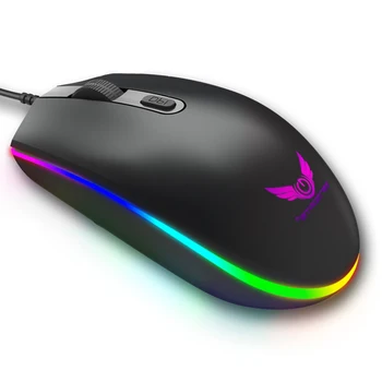 

Pro Wired Gaming Mouse 4 Button RGB LED Optical USB Computer Mouse Gamer Mice S900 Game Mouse For PC Laptop Computer