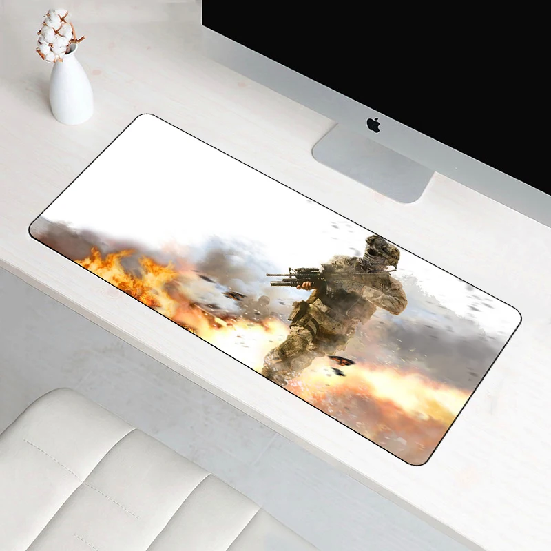 

FFFAS 60x30cm Large Office Callofduty Mouse Pad XL Rubber Mouse mat Keyboard Pad Computer Desktop mat Boy Gift padmouse PC mats