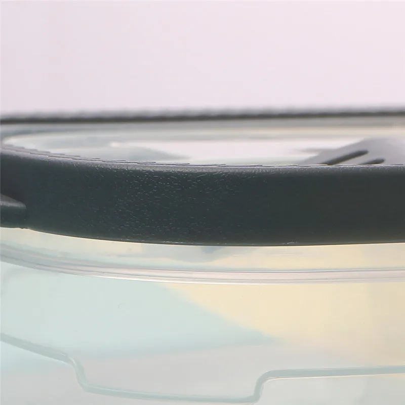 Пластиковая коробка для бенто хранения еды преп Ланч бокс 2 отсека многоразовые