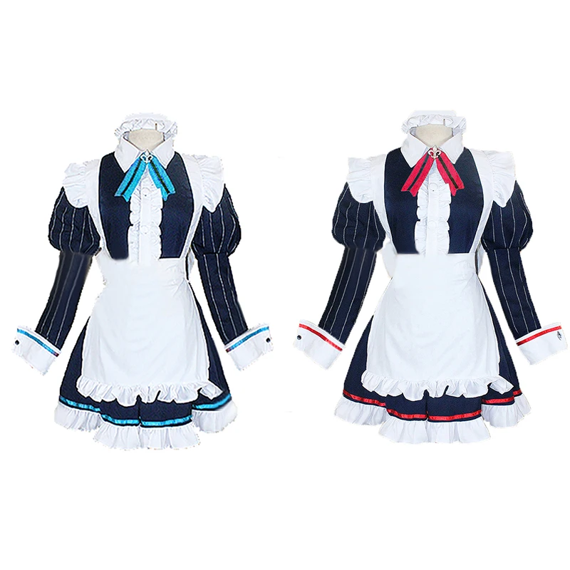 

Aisha chung elsword maid costume dress Cosplay Costume 4 colors can choose Custom Made Any Size 110