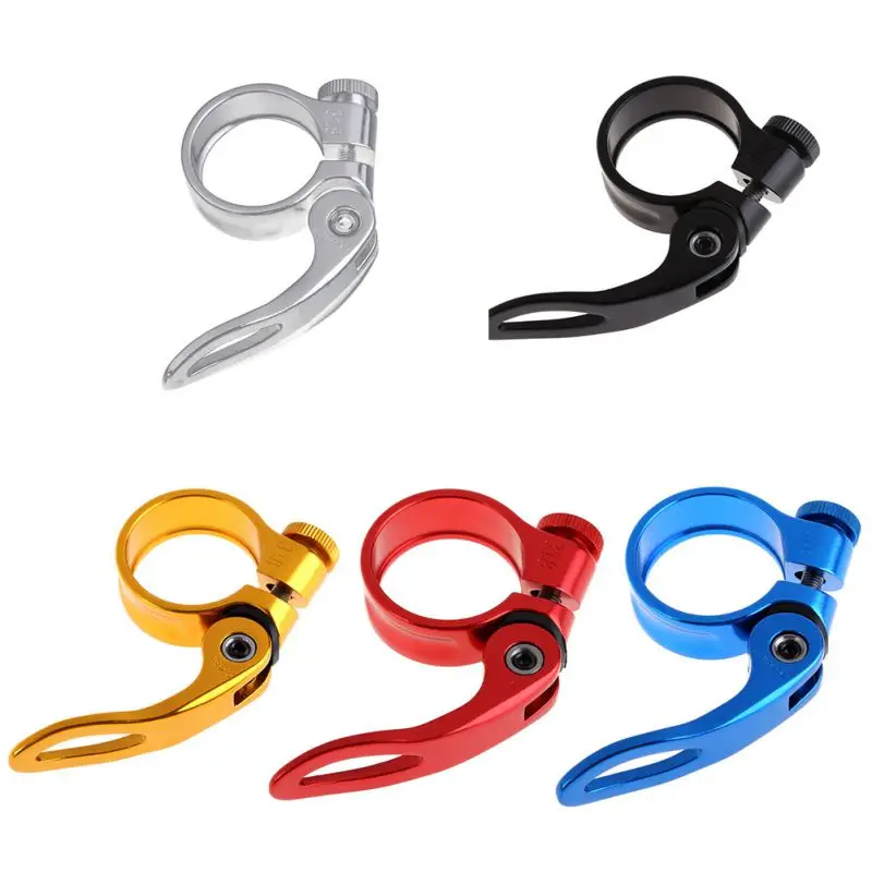

New Outdoor Alloy MTB BMX Bike Seat Post Clamp QR Quick Release mountain Road Fixed Gear Bike Seatpost Clip Bicycle Accessories