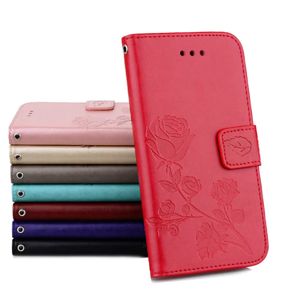 

For Samsung J4 J4+ 2018 Case Flip 3D Rose Flower Pattern Leather Wallet Book Case on for SAMSUNG Galaxy J4 J 4 Plus 2018 Cover