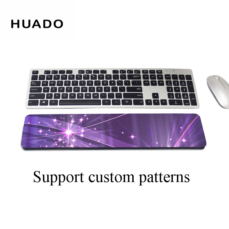 

Comfortable Wrist Rest Gaming Keyboard Mouse Wrist Rest with Non-Skid Mat Soft Wrist Pad Cushion filled for Notebook/ Desktop
