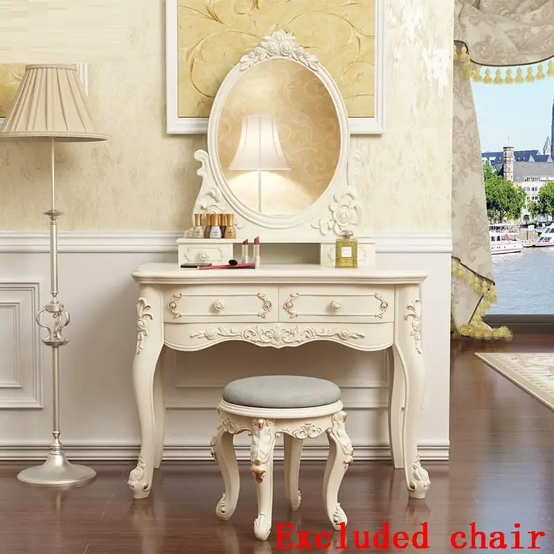Туалетный столик для Coiffeuse Avec Miroir Toaletka Dormitorio Makeup Vanity Aparador Настольный корейский кварто мебель для спальни Penteadeira - Цвет: Version I