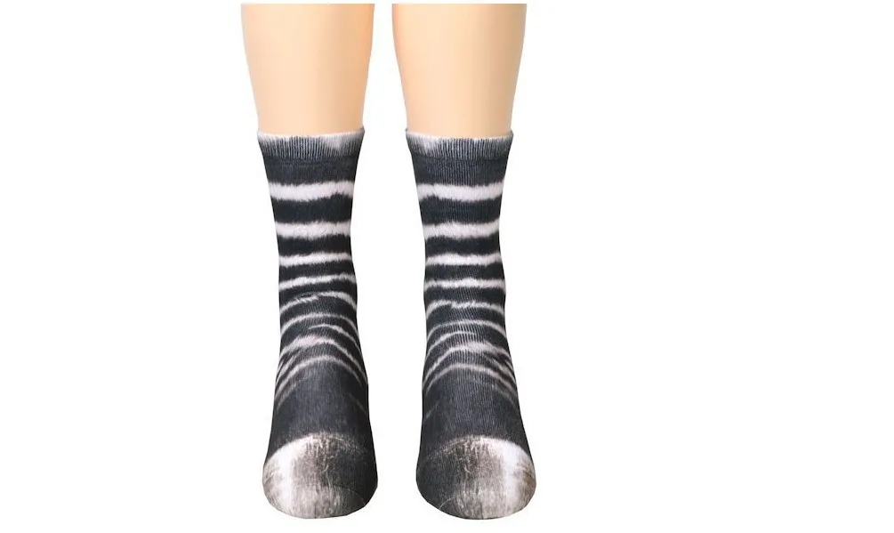 ZSIIBO/носки детские носки для девочек с 3D принтом лисы и единорога одежда для маленьких девочек Одежда для мальчиков с радугой Гольфы meias - Цвет: BanMa