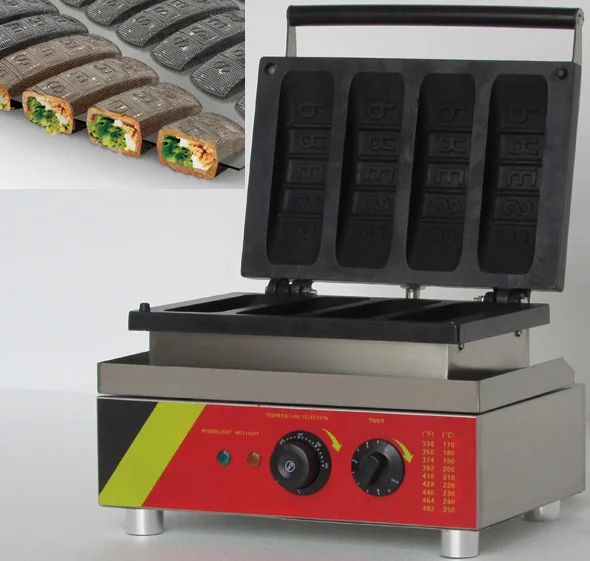 

110V 220V Waffle Maker Iron Machine Baker;Stuffed waffle cone machine; Stuffed waffle making machine for sale