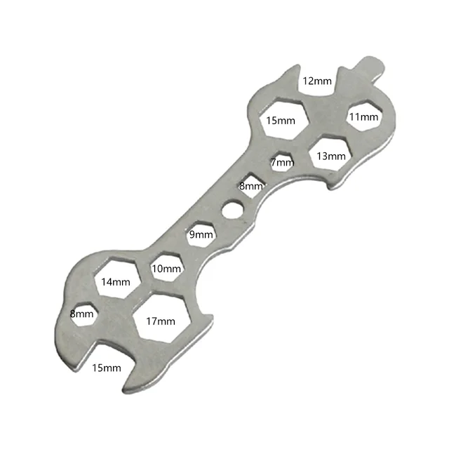 US $2.19 15 in 1 Practical Multi Functions Bicycle Cycling Bike Flat Hexagon Wrench Set Steel Hexagon Spanne