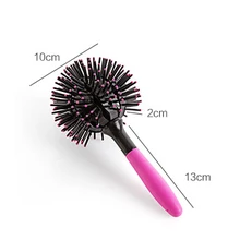 1 шт. Высокое качество расческа-шар 3D сферическая расческа для волос стиль мини-фен Detangling термостойкая расческа для волос
