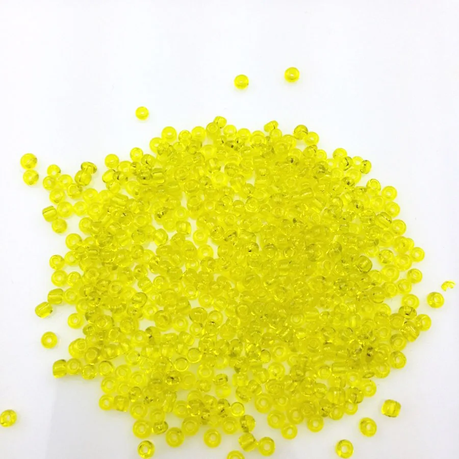 16g 1000pcs 2mm 컬러 투명 라운드 느슨한 스페이서 구슬 Cezch 유리 씨앗 구슬 수제 보석 만들기 DIY 의류 구슬 TM2M